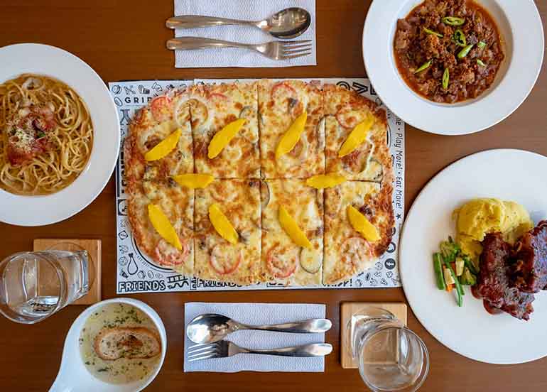 Dishes from Grid x Griddle