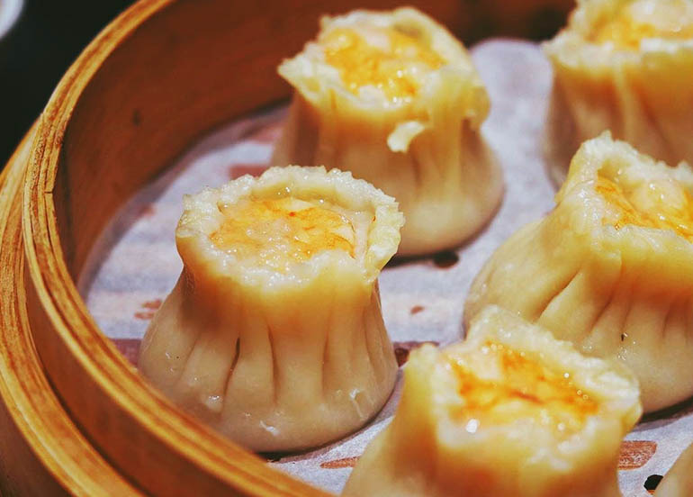 Steamed Shrimp and Pork Shiao Mai from Lugang Cafe