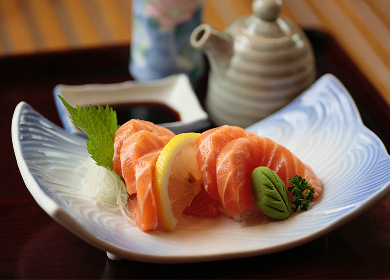 Salmon Sashimi from Haru Sushi Bar and Restaurant