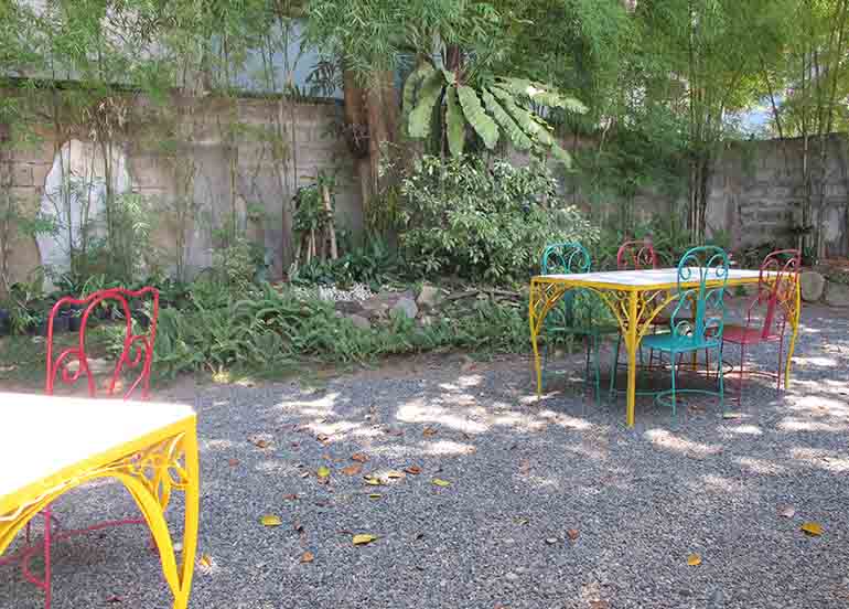 Gourmet Gypsy Art Cafe Al Fresco Dining Area