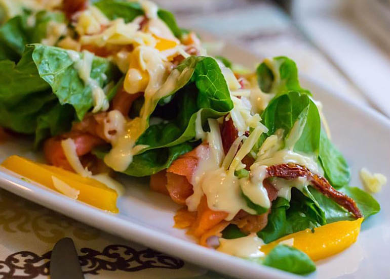 Salad from Maria Luisa's Garden Room