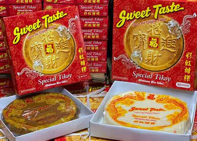 White and Brown Tikoy from Sweet Taste Tikoy