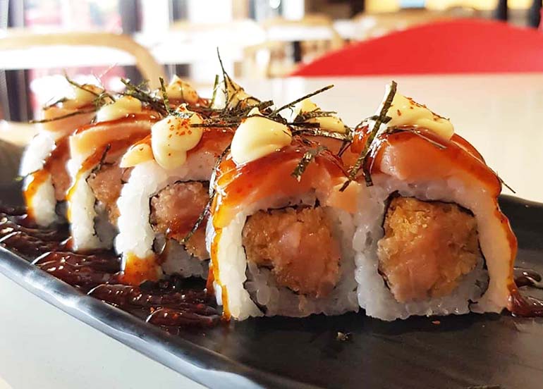 Fireball Maki from ROKU Sushi and Ramen
