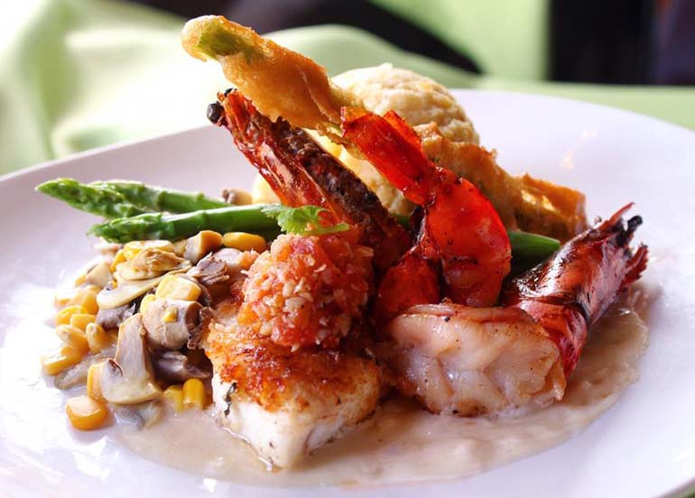 Fresh Seafood Specials from The Nest Dining in the Sky Vivere Hotel