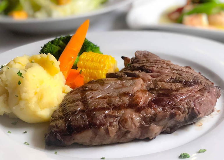 Steak and Sides from Melo's Steakhouse Westgate Alabang