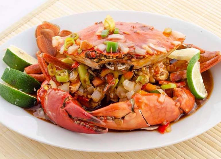 Crab Dish from Harbor View Restaurant