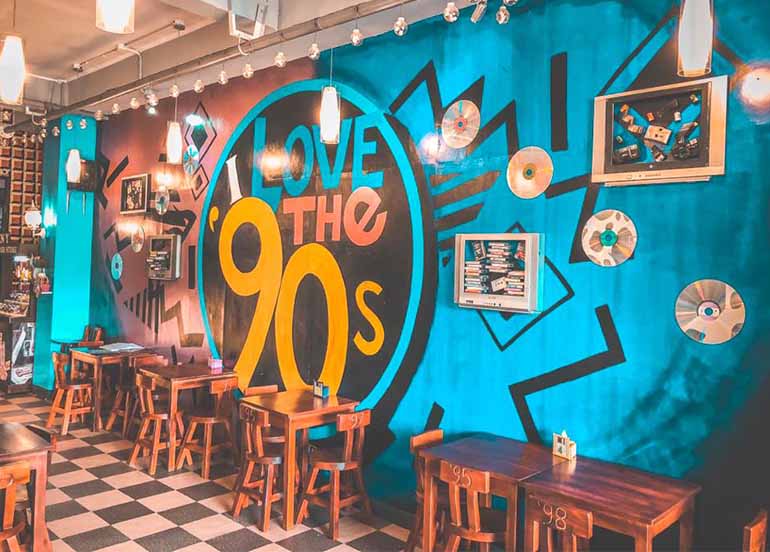 Dining Area and Interiors from Generation Y Cafe