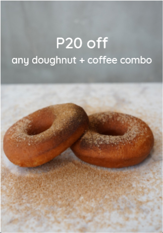 Doughnut and Coffee Combo from Bad Cafe