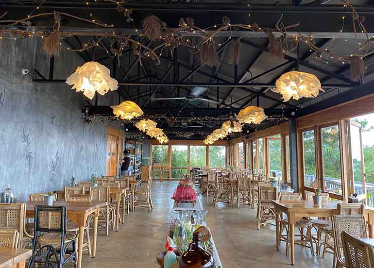 Interiors and Dining Area of The Barn