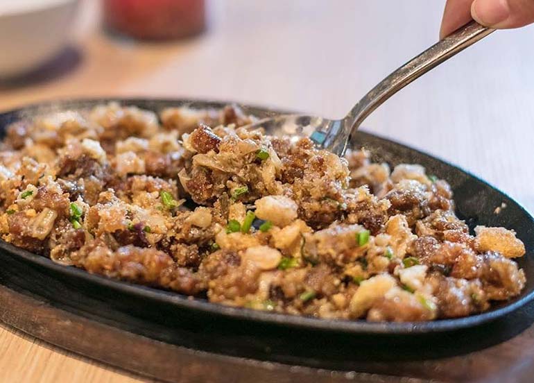 Crispy Sisig from Manam