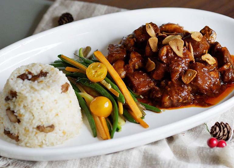 U.S. Angus Rib-Eye Beef Salpicao from Florabel Restaurant