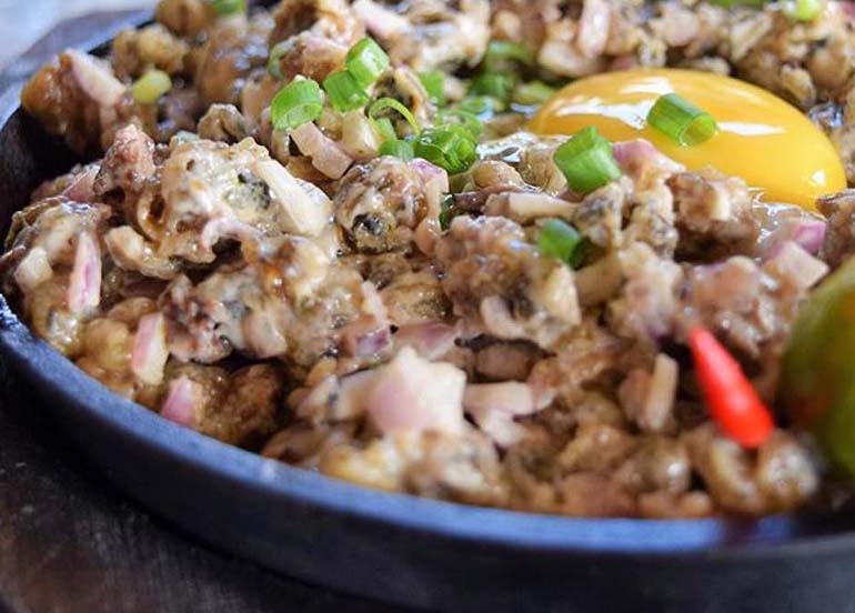 Sisig from Two Seasons Boracay Resort