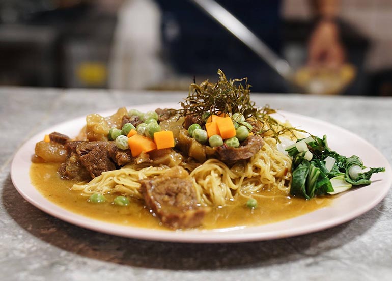 Noodle Dish from Popo Teahouse