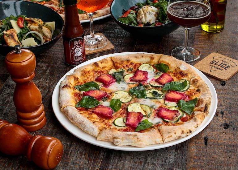 Pizza from Firehouse Pizza