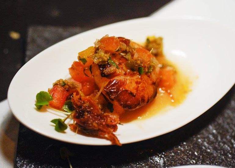 Dish from Caviar Restaurant