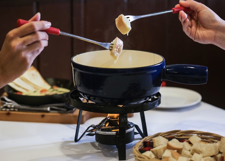 Cheese Fondue from The Old Swiss Inn