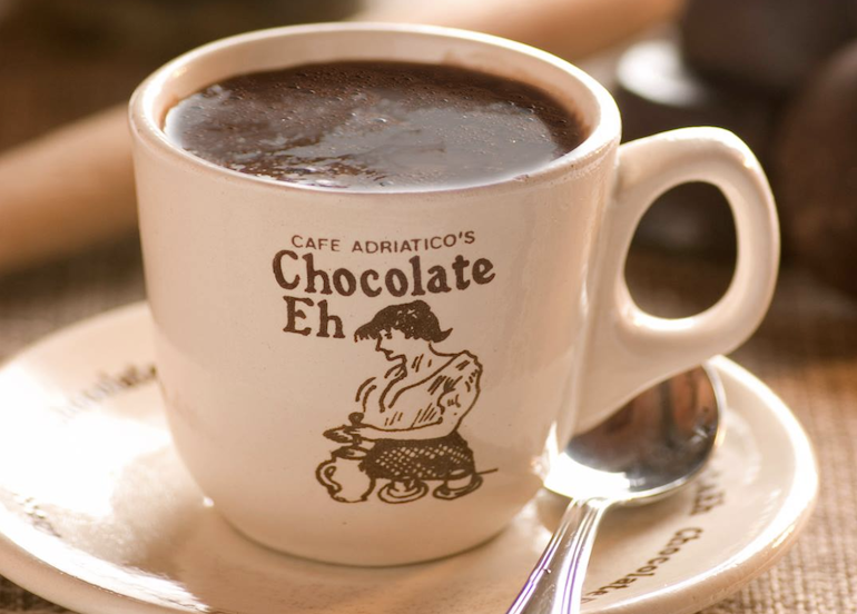 Cup of Chocolate eh from Cafe Adriatico
