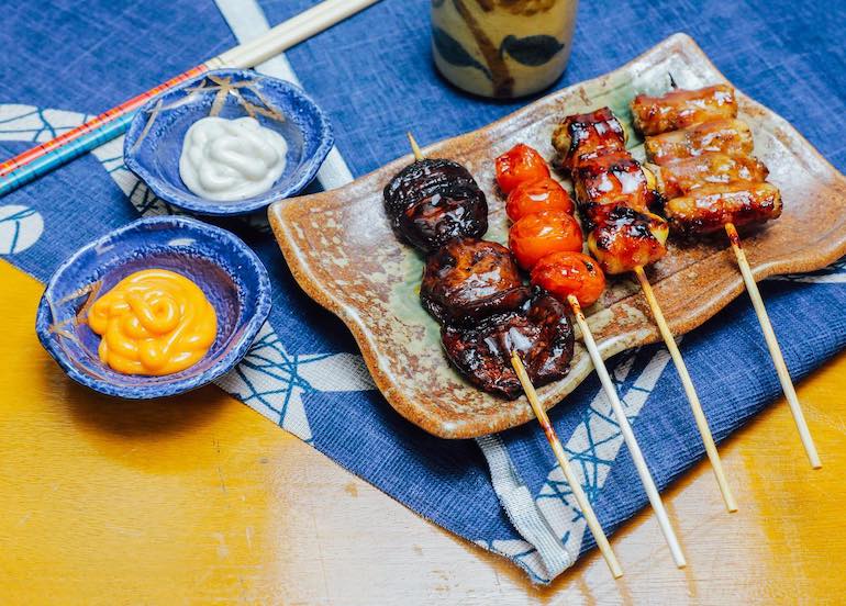 Tori Tori Kushiyaki Yakitori skewers