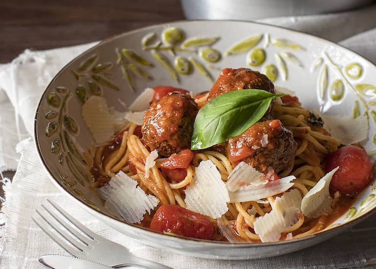 Spaghetti and Meatballs from Francesco's Kitchen