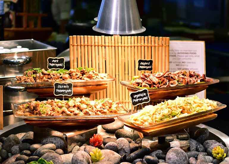 Teppanyaki, Salmon and More from  Vikings Luxury Buffet