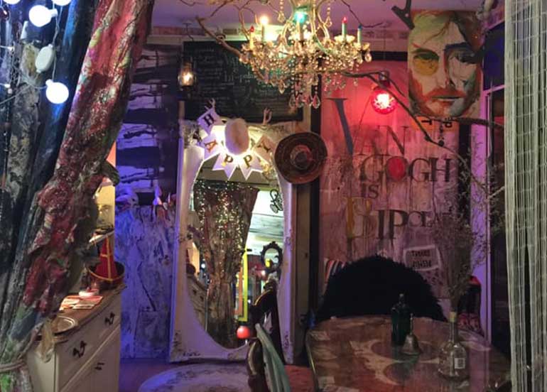 Dining Area and Interiors from Van Gogh is Bipolar