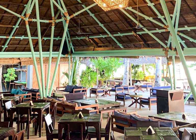 Dining Area from Bravo Beach Resort Siargao