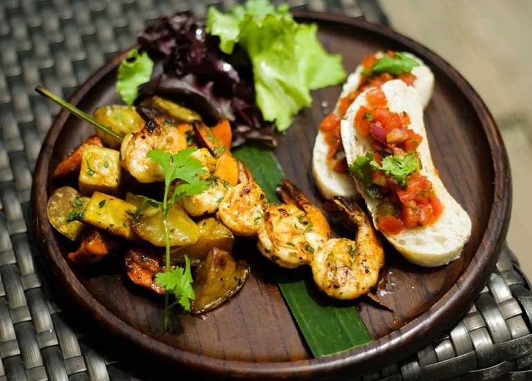 Asian Shrimp Kebab from Karagatan Siargao