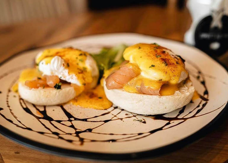 Eggs Benedict from Spotted Pig Siargao
