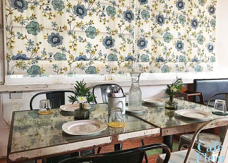 Dining Area and Interiors of Cafe Fleur Pampanga