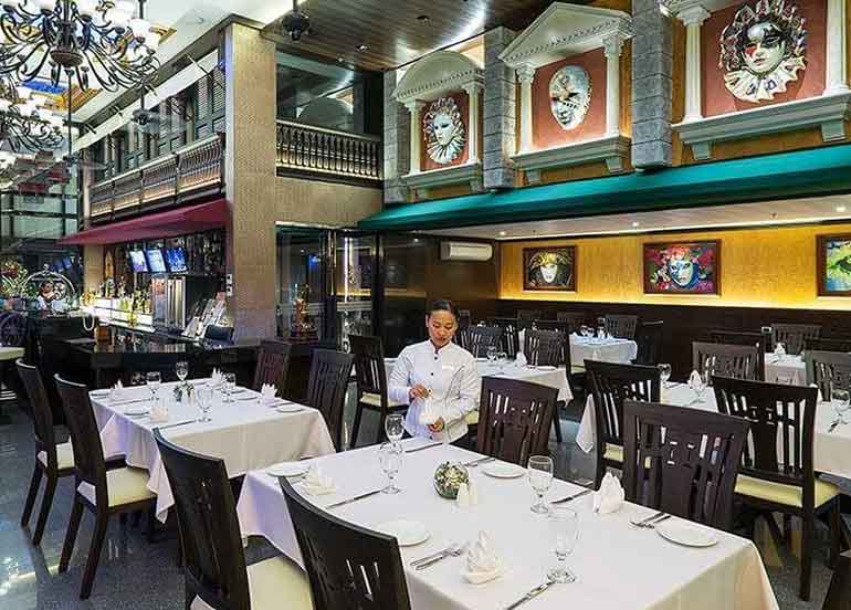 Dining Area and Interiors of Piccolo Padre