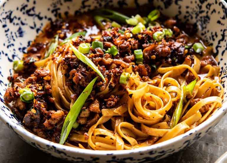 Dan Dan Noodles from Half Baked Harvest
