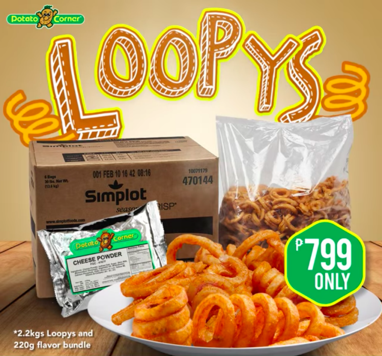 potato corner deilvery curly fries