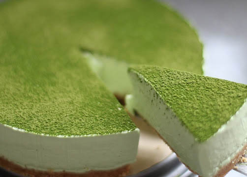 matcha-cheesecake