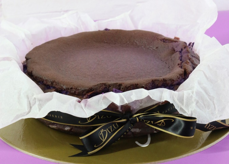 bizu ube basque cheesecake