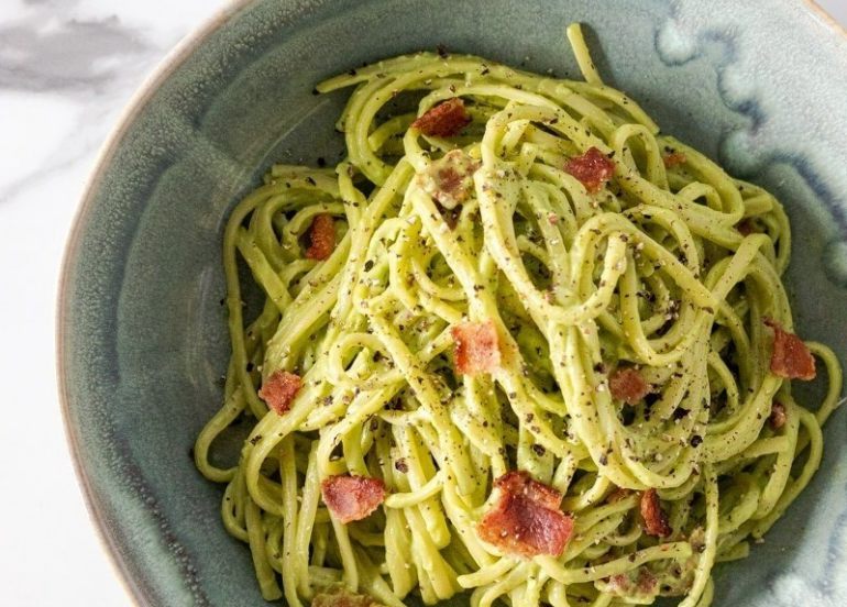 avocado carbonara