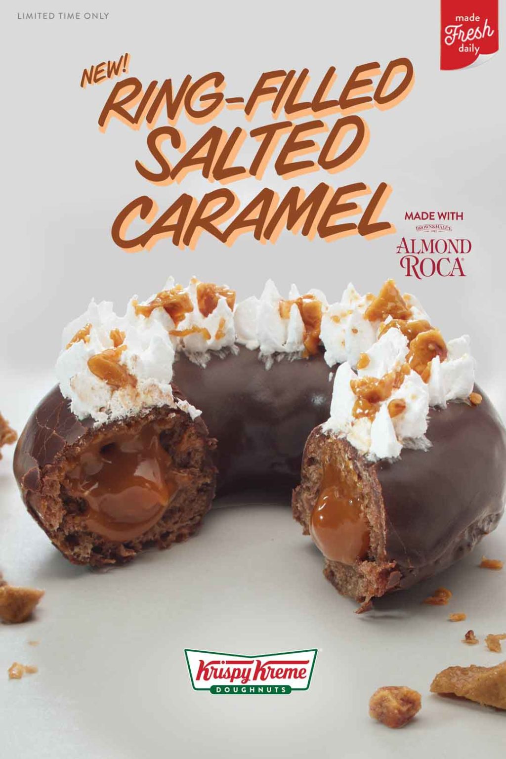 We’re Obsessed With Krispy Kreme’s New Salted Caramel Doughnuts! Booky