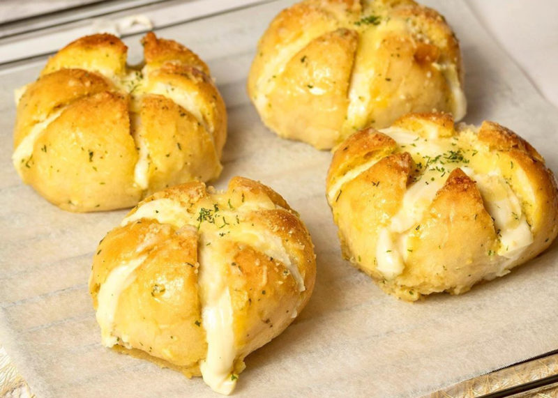 Milk and Honey Bakery Three Cheese Herb Buns