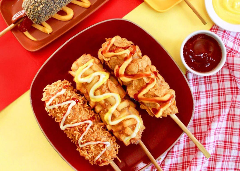 Krunch Crest Korean corndogs