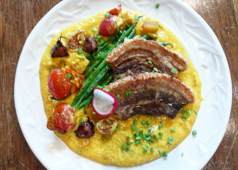 Yellow Bird Cafe pork