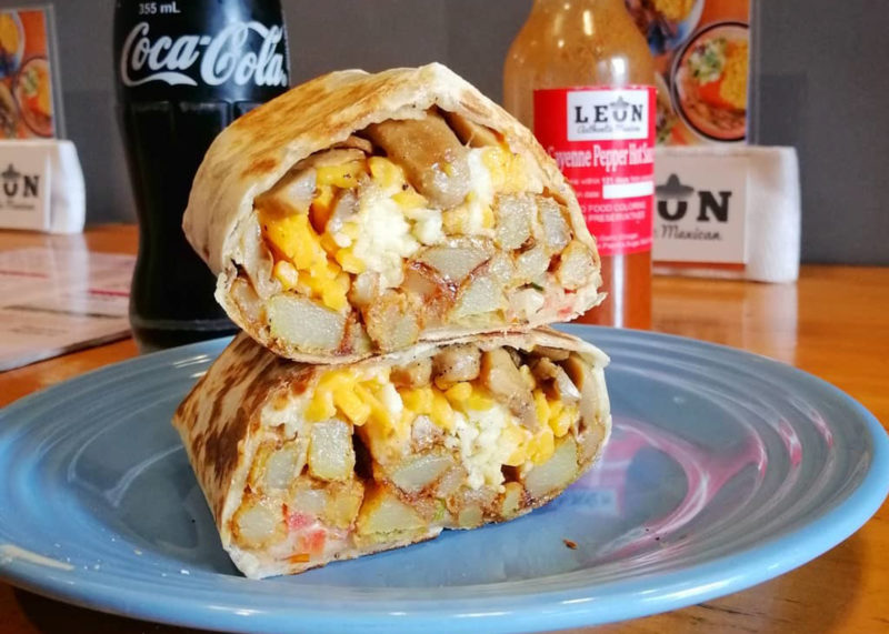 LEON Authentic Mexican Burrito