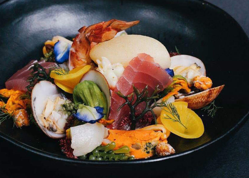 Ninyo Fusion seafood dish