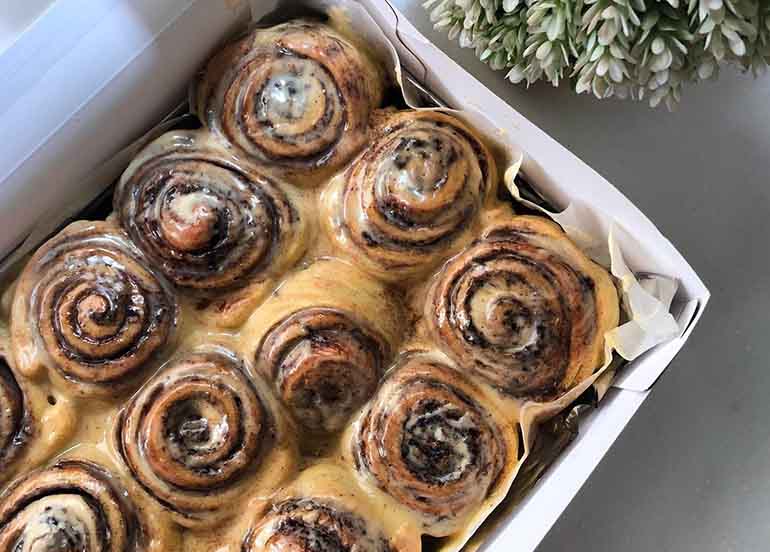 Cinnamon Rolls from Quinn's Bakery