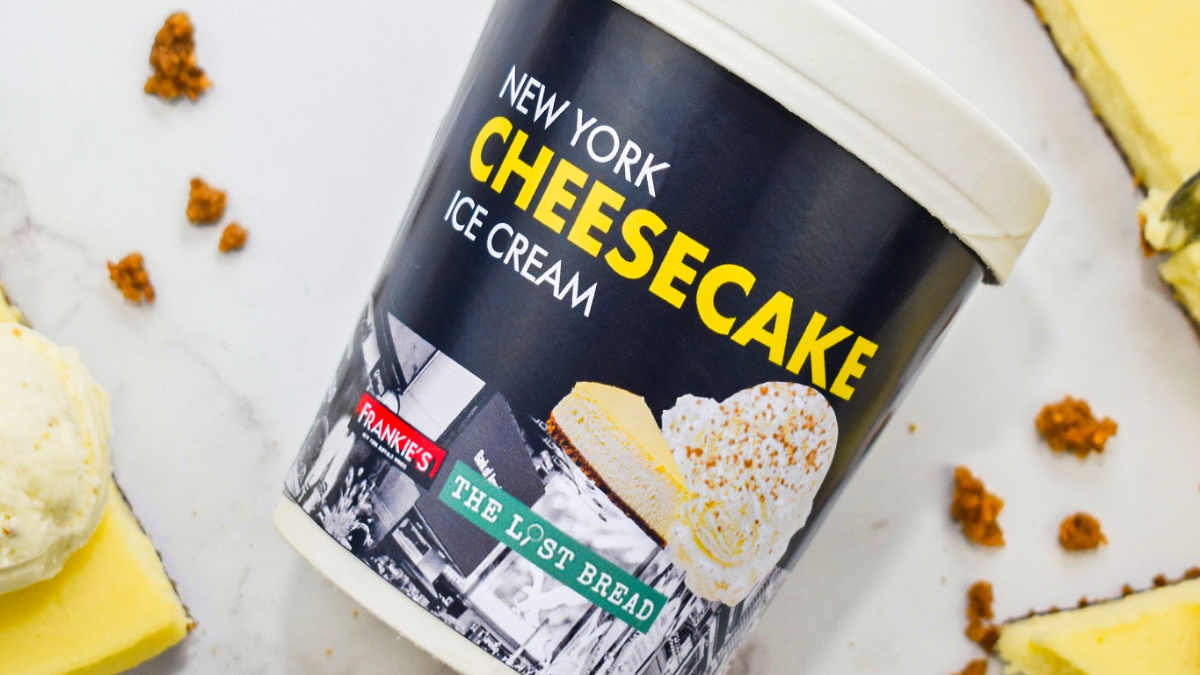 Drool Over Frankie’s X The Lost Bread’s New York Cheesecake Ice Cream