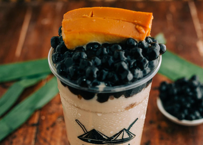 You Can Order Leche Flan Milk Tea at This Filipinothemed Milk Tea Shop
