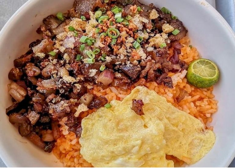 recovery food sisig silog