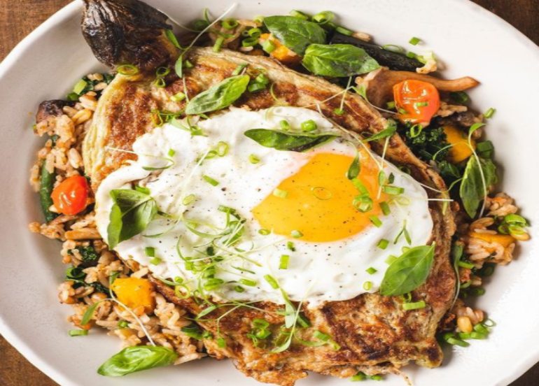 wildflour tortasilog tortang talong silog breakfast