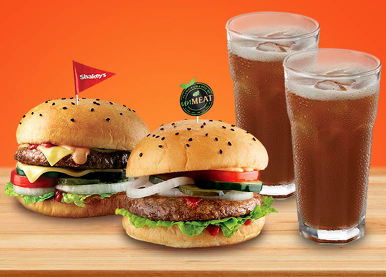 Burger Duo with Iced Tea from Shakey's Philippines