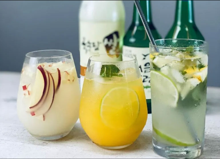 Korean Alcohol 101 + Cocktail Recipes with These Booky